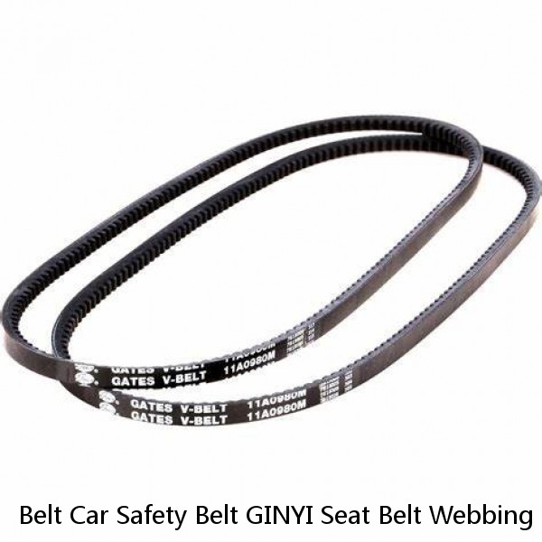 Belt Car Safety Belt GINYI Seat Belt Webbing Seat Safety Belt Durable Custom Woven Ribbon High Quality Car Safety Belt Webbing