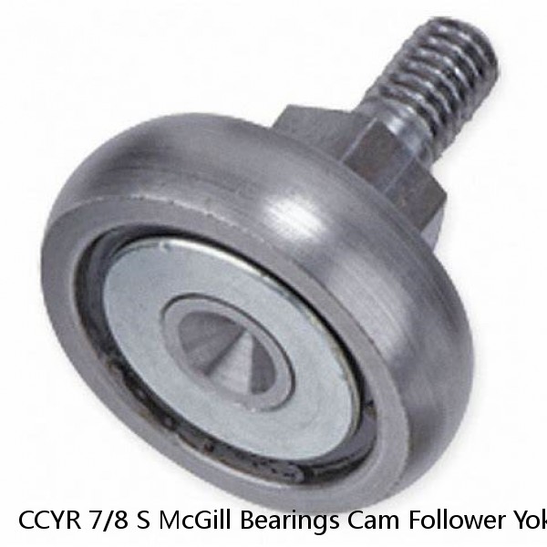 CCYR 7/8 S McGill Bearings Cam Follower Yoke Rollers Crowned  Flat Yoke Rollers