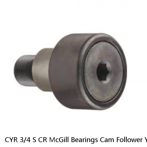 CYR 3/4 S CR McGill Bearings Cam Follower Yoke Rollers Crowned  Flat Yoke Rollers